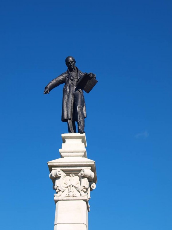 S. Daukanto paminklas Papilėje. Autorius Vincas Grybas. Janinos Zvonkuvienės nuotrauka