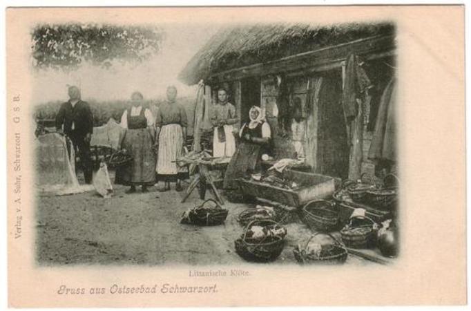 Lietuvninkų šeima. Apie 1903 m. 