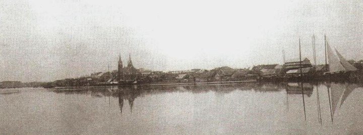 Miestelio panorama iš Nemuno pusės. FB Lietuva senose fotografijose nuotrauka